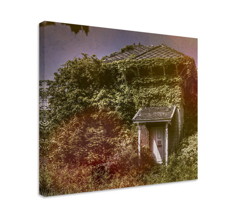 Τοπίο σε καμβά Εγκαταλειμμένο Ρουστίκ Καταφύγιο - TenStickers