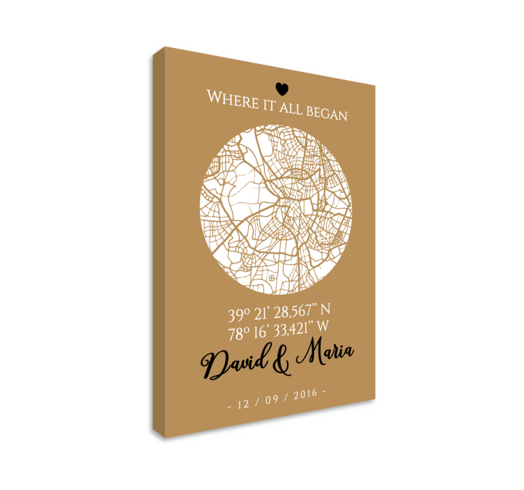 όπου ξεκίνησαν όλα εξατομικευμένος καμβάς - TenStickers