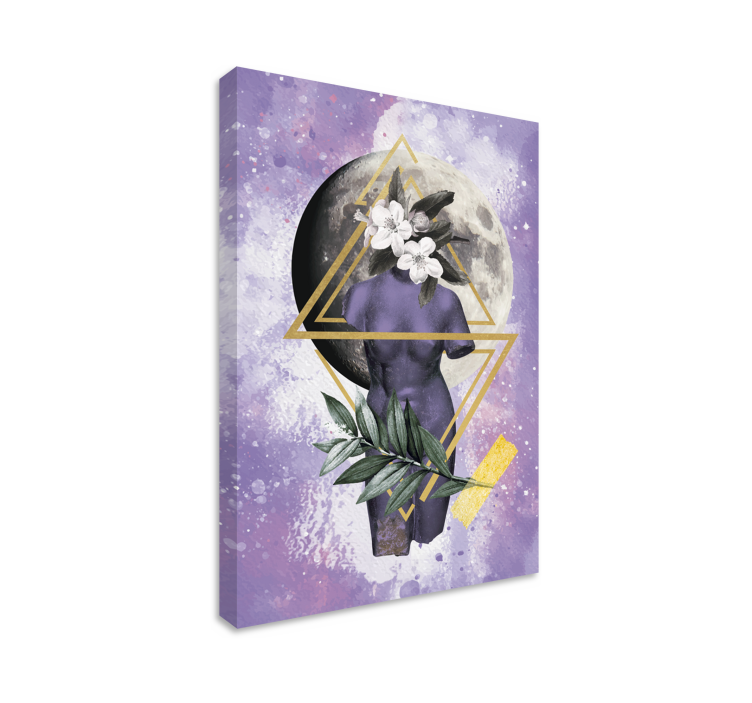 ψηφιακό κολάζ καμβά τέχνης τοίχου - TenStickers