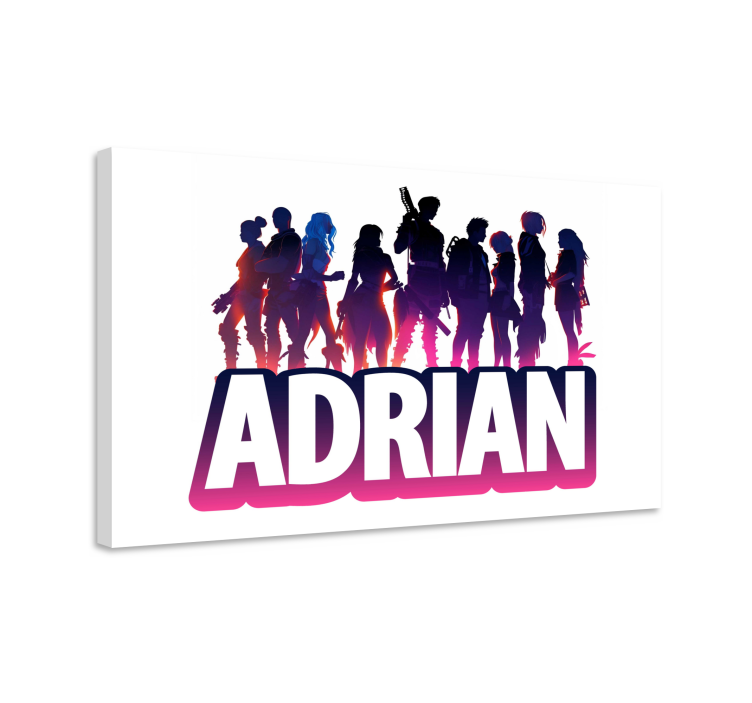 Ζωγραφική βιντεοπαιχνίδια Σκιά των επικών χαρακτήρων - TenStickers