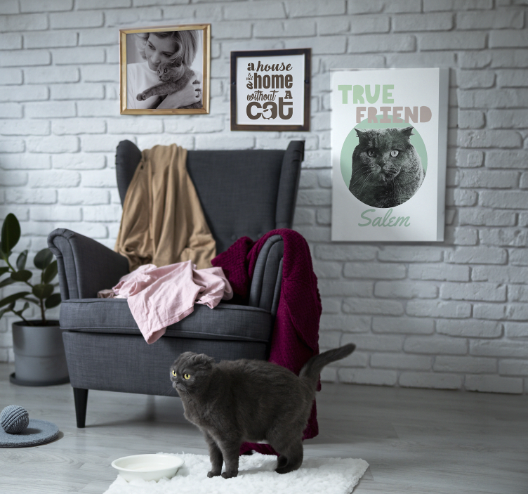 Εξατομικευμένος καμβάς πίνακας Φίλος Αληθινός - TenStickers