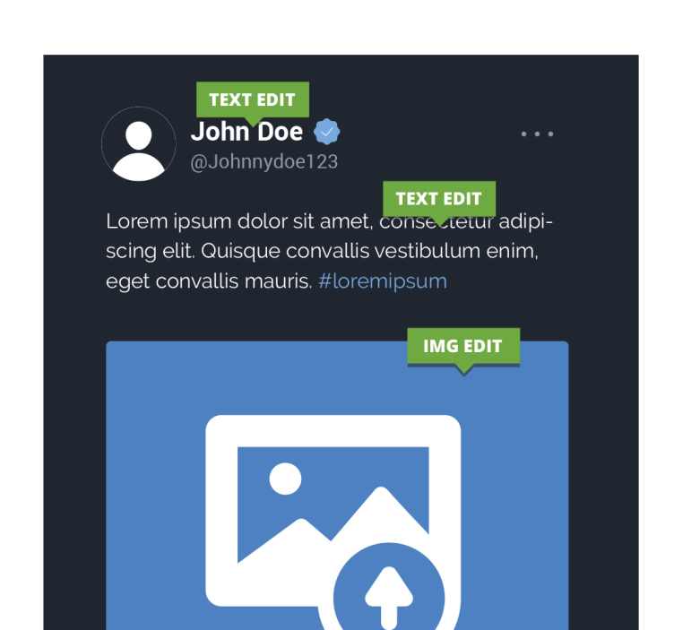 Εξατομικευμένος καμβάς πίνακας x οθόνη twitter - TenStickers