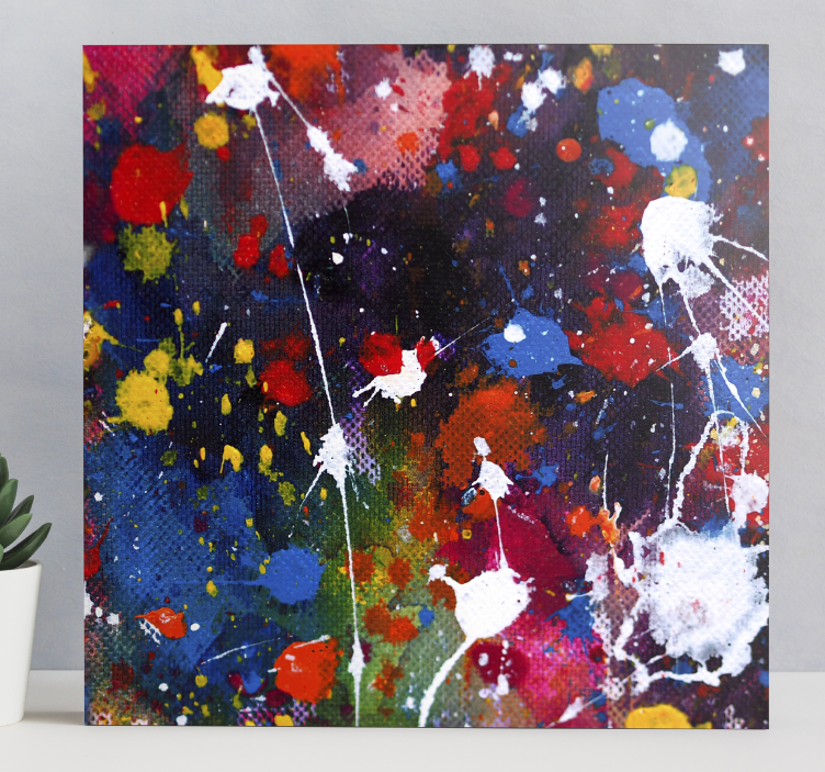 ακρυλική μπογιά σε καμβά - TenStickers