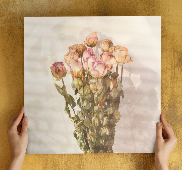 Cottagecore αγριολούλουδα καμβάς τοπίου - TenStickers