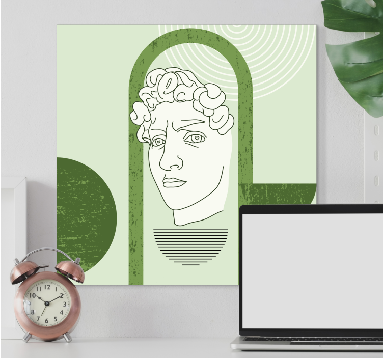 David green pop art γλυπτά καμβά εκτυπώσεις τέχνης - TenStickers