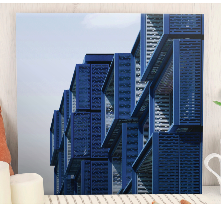 εξωτερικά σύγχρονων κτιρίων εκτυπώσεις σε καμβά της πόλης - TenStickers