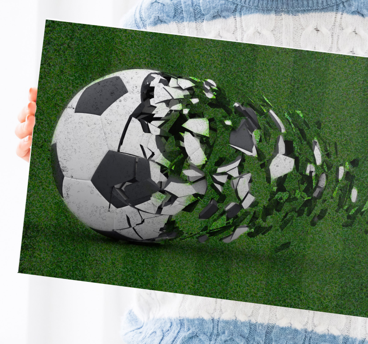 γήπεδο ποδοσφαίρου έφηβος καμβά εκτυπώσεις - TenStickers