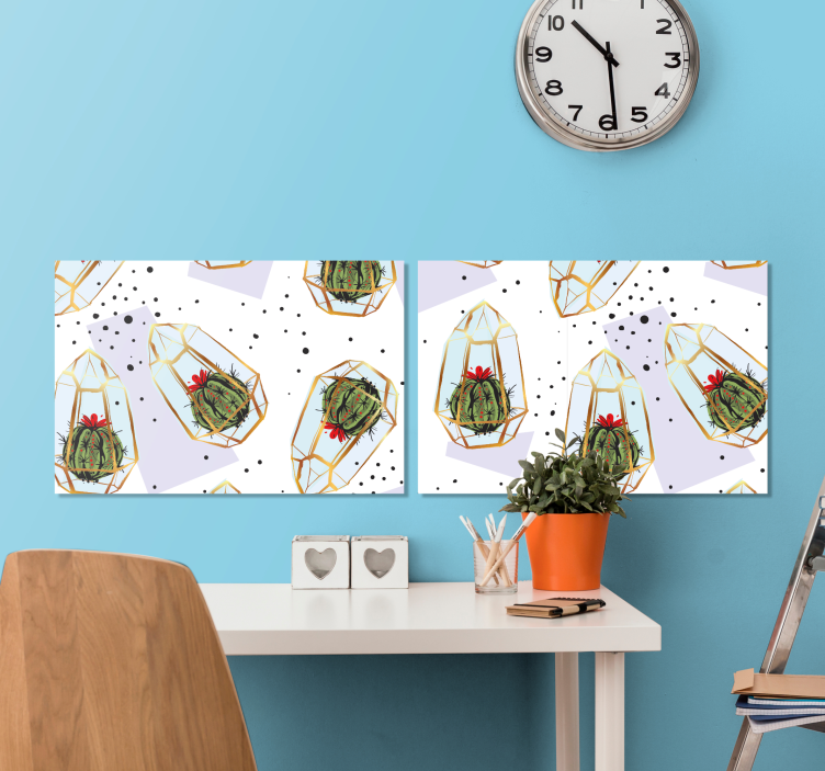 εκτύπωση καμβά σε χρυσό θερμοκήπιο - TenStickers