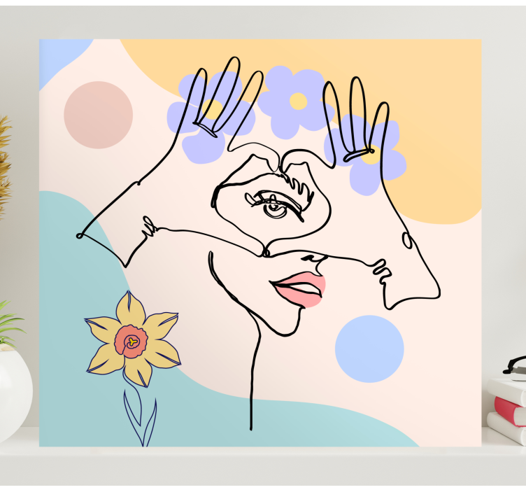 γυναικείες τοιχογραφίες - TenStickers