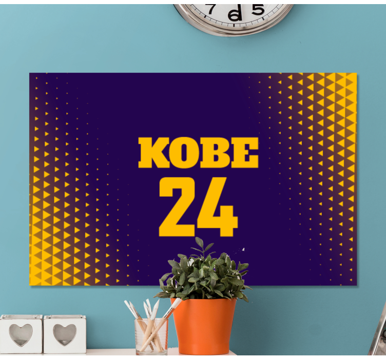 Kobe bryant lakers δροσερές εκτυπώσεις σε καμβά - TenStickers