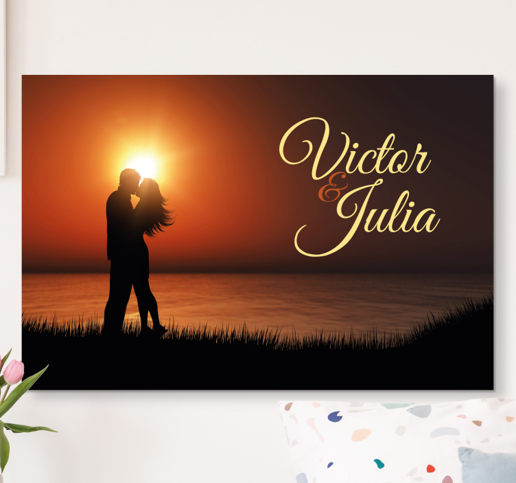 λατρευτό τοπίο καμβά τοίχου - TenStickers