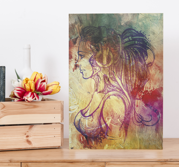 μυαλό γεμάτο όνειρα καμβά τέχνης - TenStickers