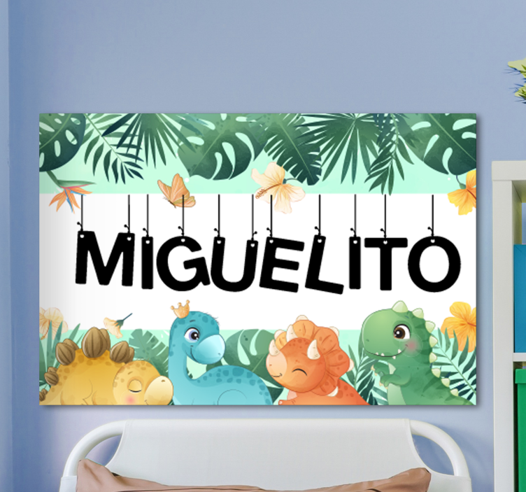 με το όνομα dinosaurs καμβά - TenStickers