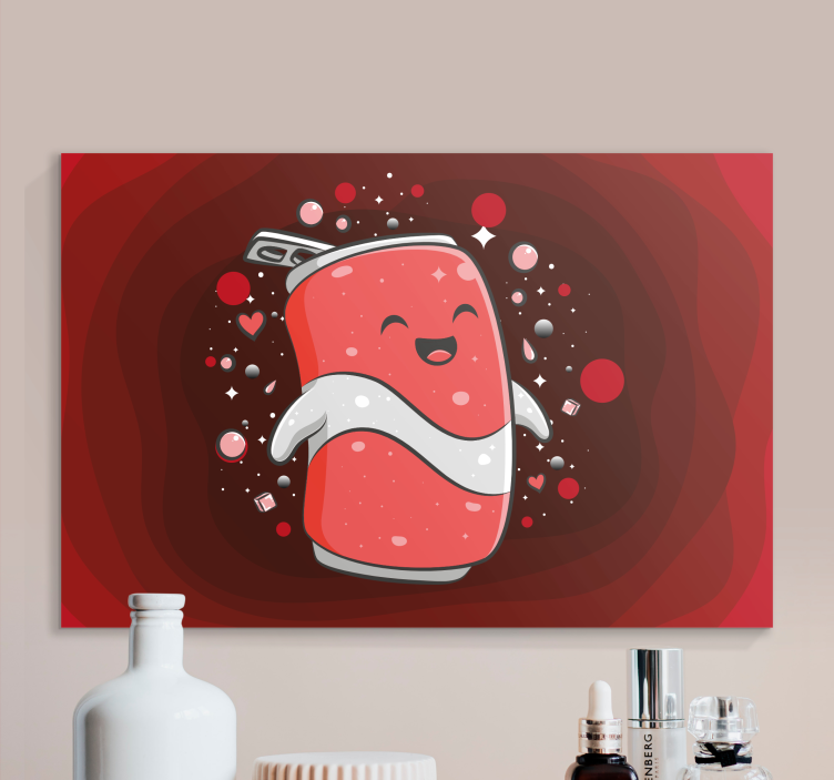 πρωτότυπο γκράφιτι κινουμένων σχεδίων μοντέρνος καμβάς - TenStickers