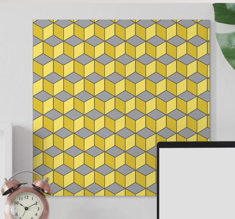 Pantone sqaures 3d εκτυπώσεις σε καμβά - TenStickers