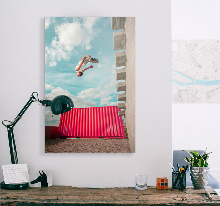 Σχέδιο εκτύπωσης αφίσας parkour - TenStickers