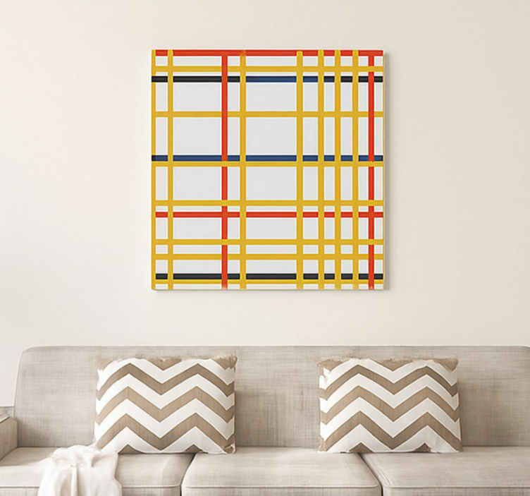 αθλητικός καμβάς ζωγραφικής πόλη της Νέας Υόρκης Ι - TenStickers