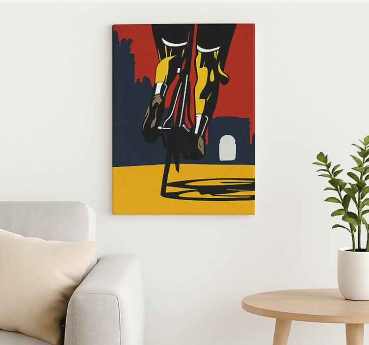 αθλητικός καμβάς ζωγραφικής σκάσε τα πόδια σου - TenStickers