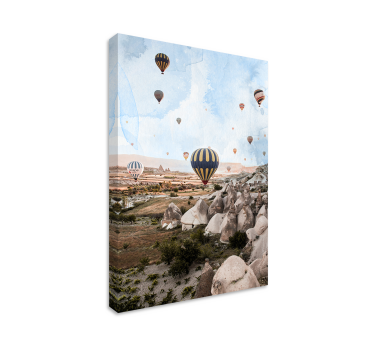 εκτυπώσεις στον ορίζοντα της πόλης cappadocia air μπαλόνια - TenStickers