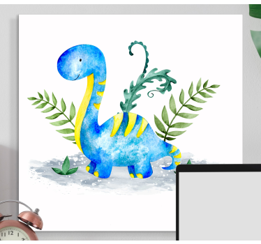 δεινόσαυρος μακρύς λαιμός dinausar wall art - TenStickers