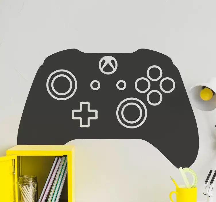 Αυτοκόλλητο 2d ελεγκτή mockup playstation - TenStickers