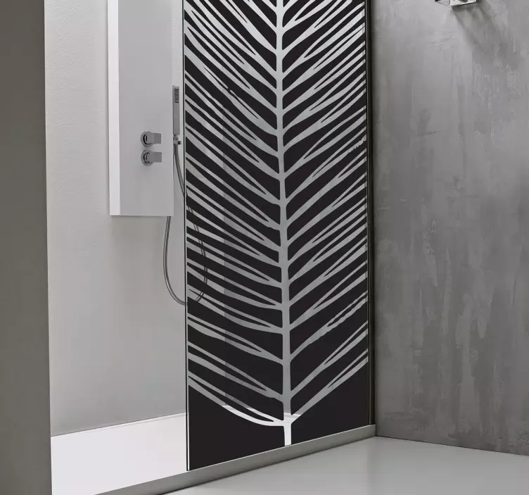 αυτοκόλλητο παράθυρο τροπικών φύλλων - TenStickers