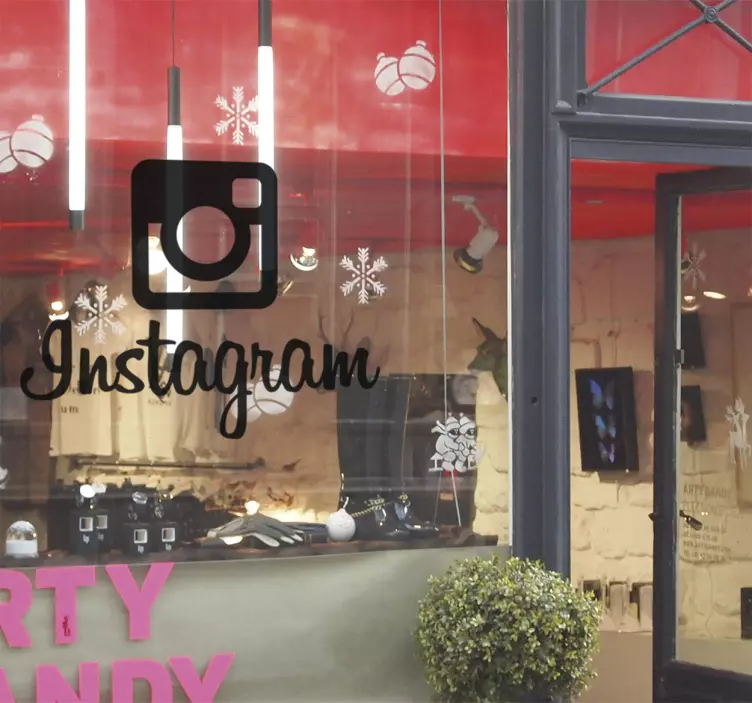 αυτοκόλλητο λογότυπου instagram - TenStickers