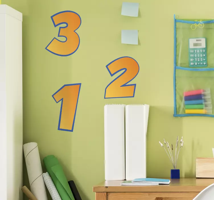 αυτοκόλλητα αριθμών μοτοσικλετών - TenStickers