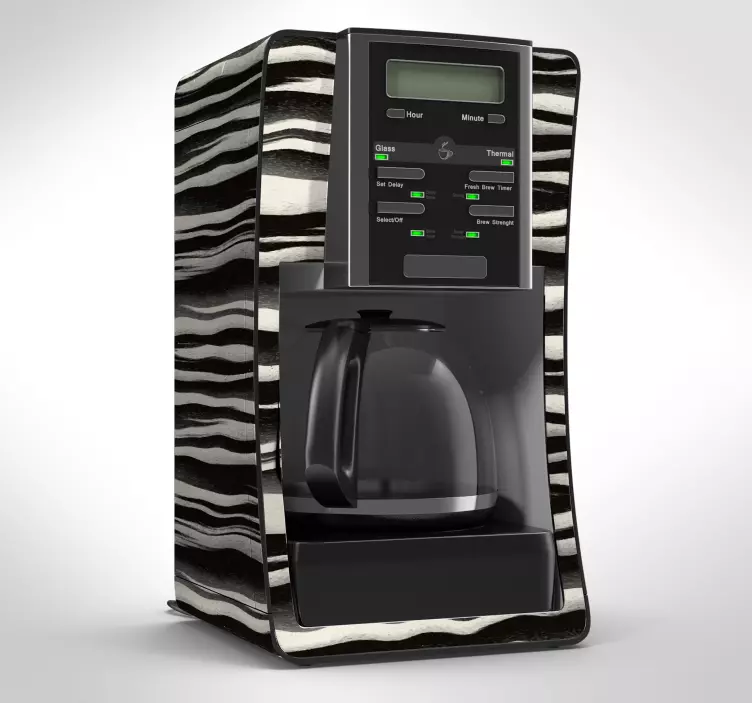 αυτοκόλλητο με έπιπλα δέρματος ζέβρα - TenStickers