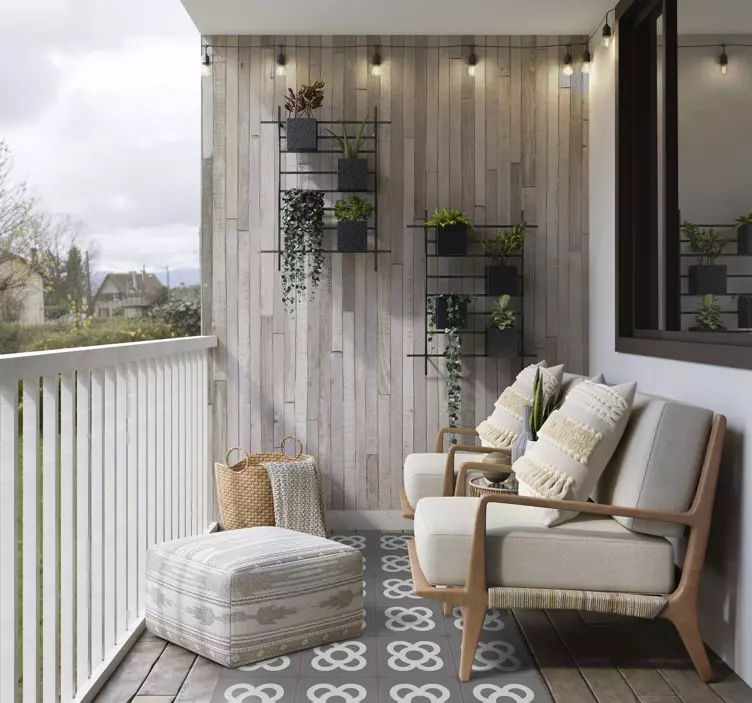 αυτοκόλλητο απομίμησης ξύλινων επίπλων - TenStickers