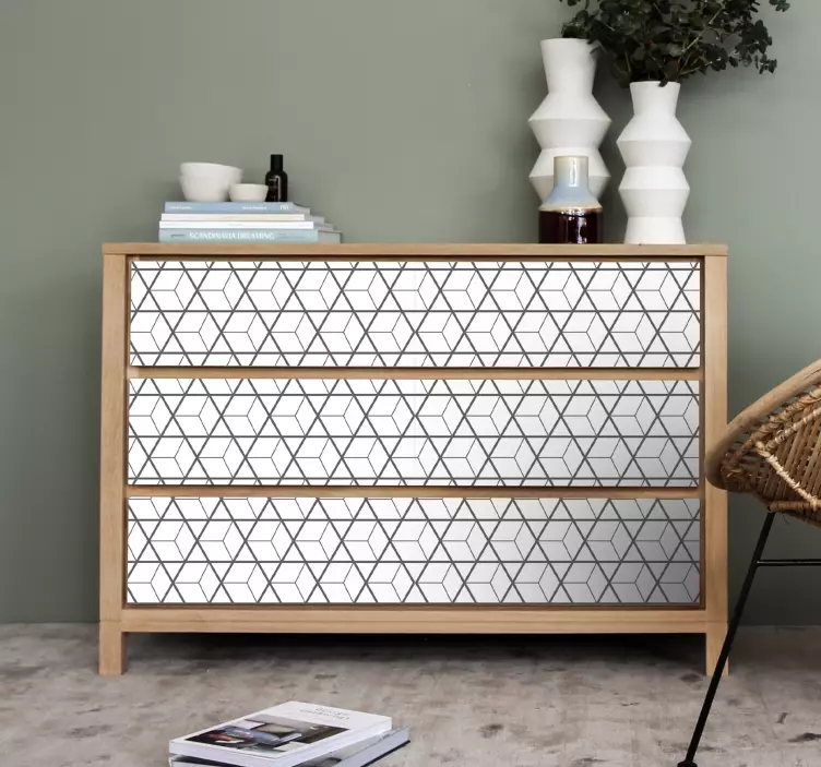 αυτοκόλλητο επίπλων σκανδιναβικών μοτίβων - TenStickers