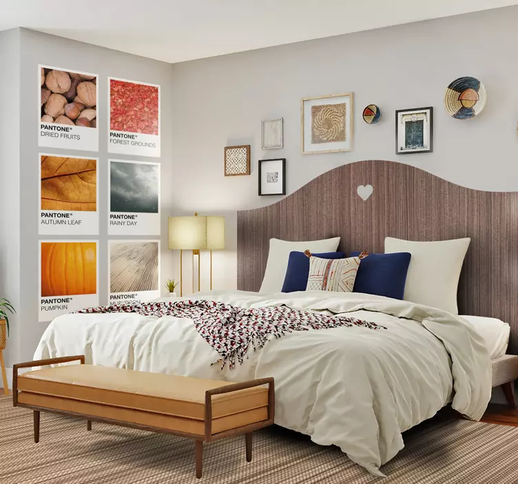 αυτοκόλλητο κρεβατοκάμαρας κεφαλάρι - TenStickers