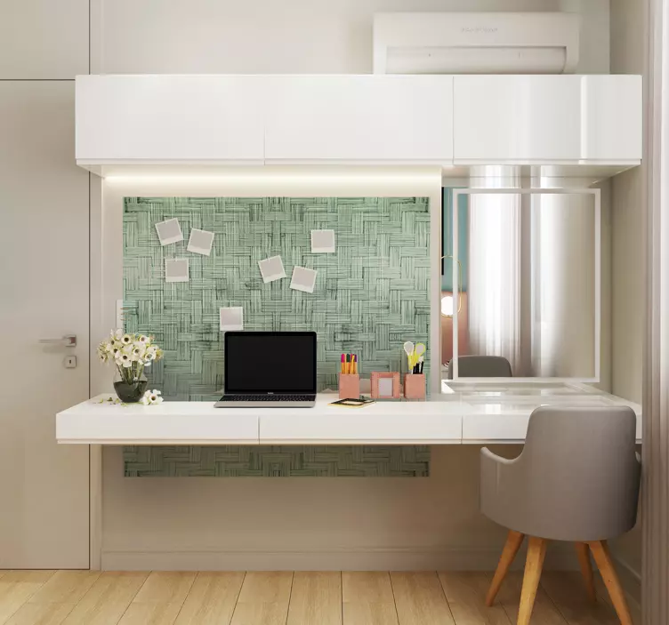 αυτοκόλλητο γραφείο υφασμένη επιφάνεια με υφή - TenStickers