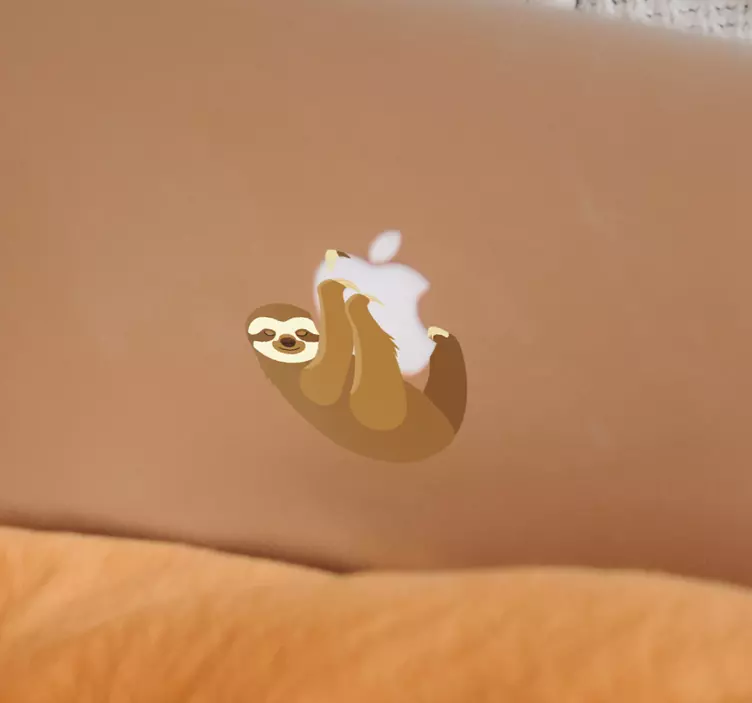 Αυτοκόλλητο άγριο ζώο νωθρότητα macbook - TenStickers