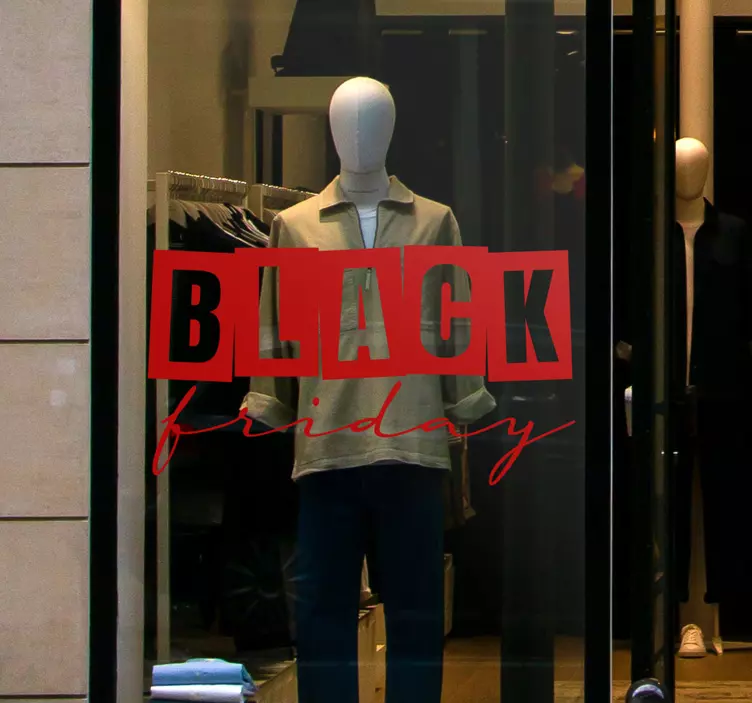 Αυτοκόλλητο πωλήσεων μαύρης Παρασκευής - TenStickers