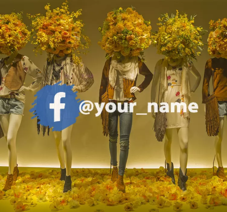 λογότυπο βινυλίου λογότυπο κοινωνικών μέσων στο facebook - TenStickers