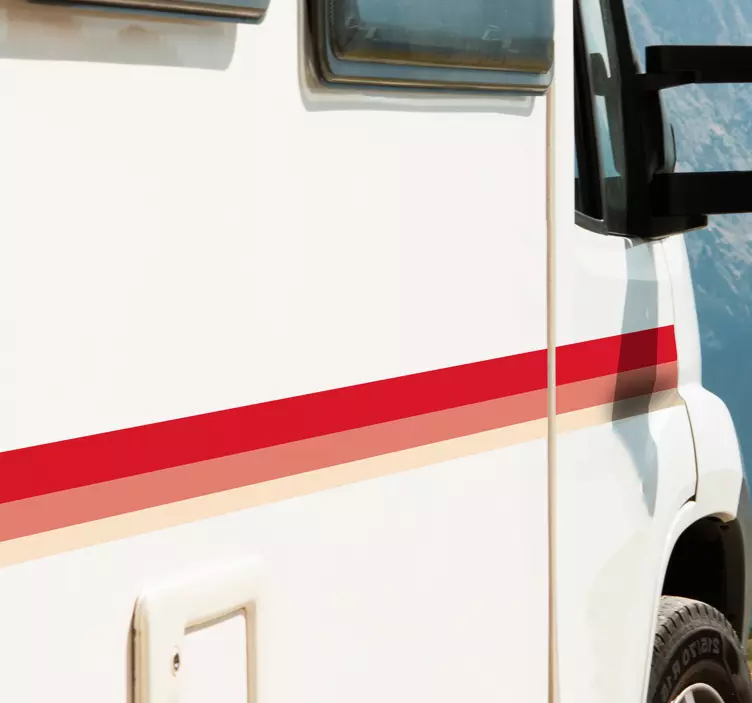 αυτοκόλλητο με τροχόσπιτο - TenStickers