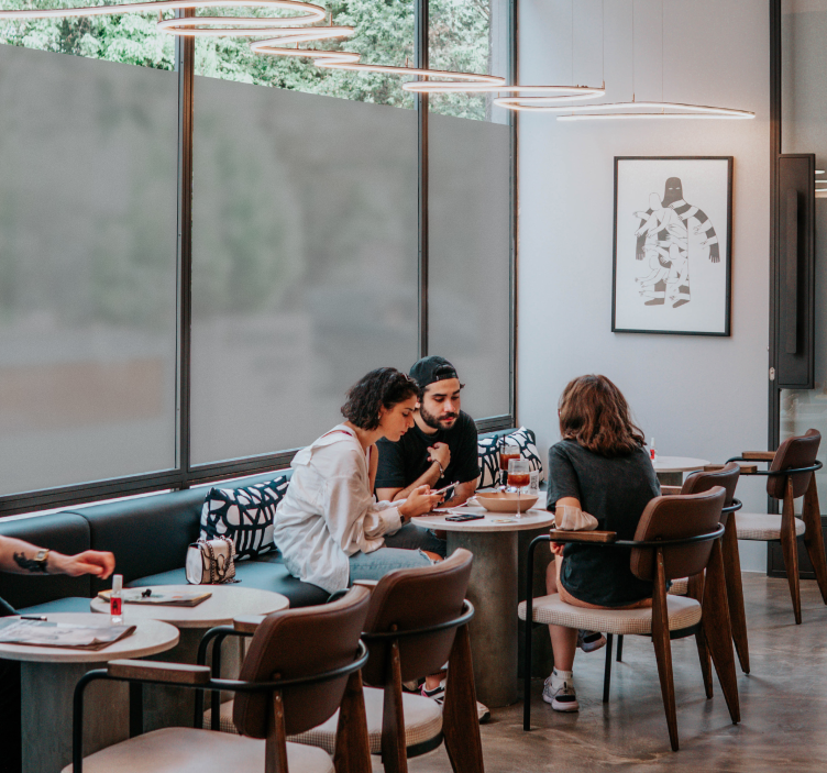 Αυτοκόλλητο από ημιδιαφανές γυαλί - TenStickers