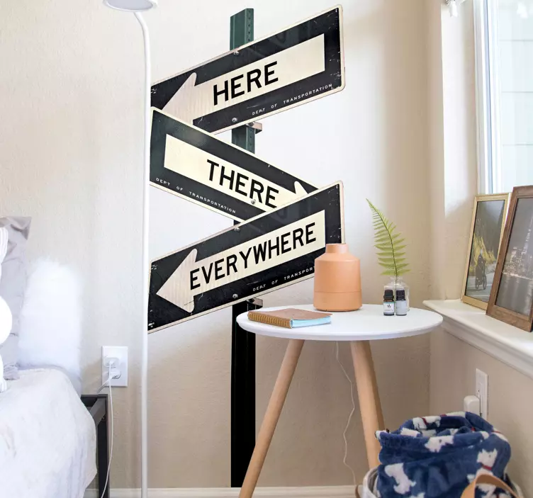 αυτοκόλλητα πινακίδων οδικών πινακίδων - TenStickers