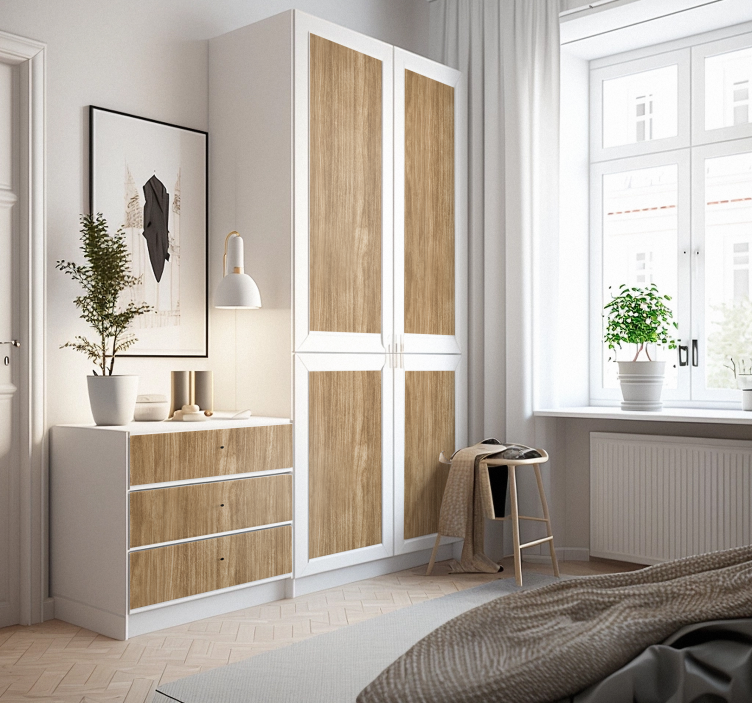 αυτοκόλλητο έπιπλα Ξύλινες Πλάκες - TenStickers