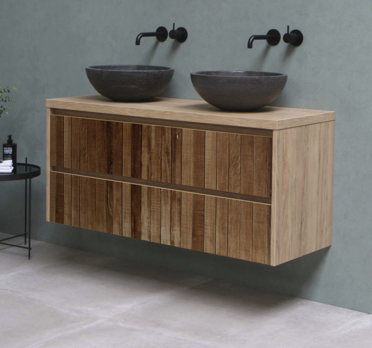 αυτοκόλλητο έπιπλα Λίστες Ξύλου - TenStickers