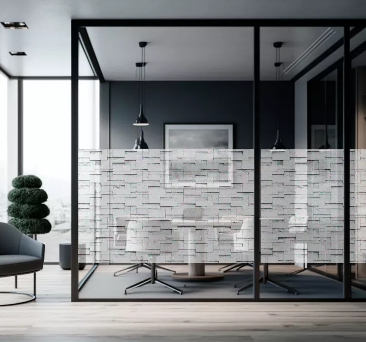 Αυτοκόλλητα Παράθυρα Διαφανής Υφή - TenStickers