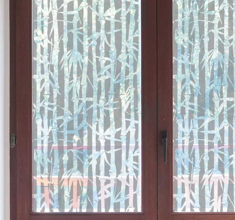 Αυτοκόλλητα Παράθυρα Διαφανές Μπαμπού - TenStickers