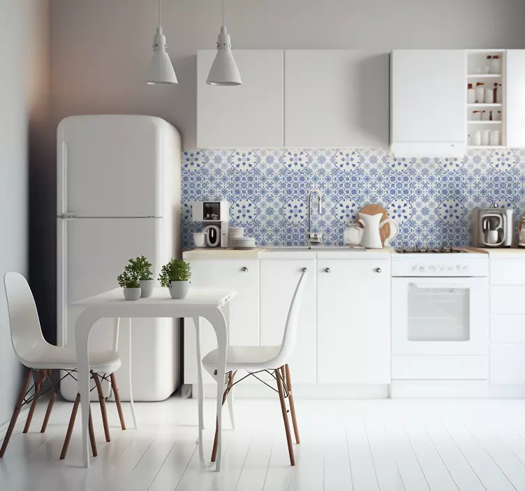 αυτοκόλλητο βινυλίου πλακιδίων του Ντελφτ - TenStickers