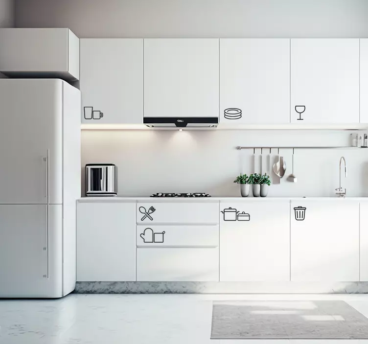 Aυτοκολλητα για ηλεκτρικεσ συσκευεσ Εικονίδια για κουζίνα - TenStickers