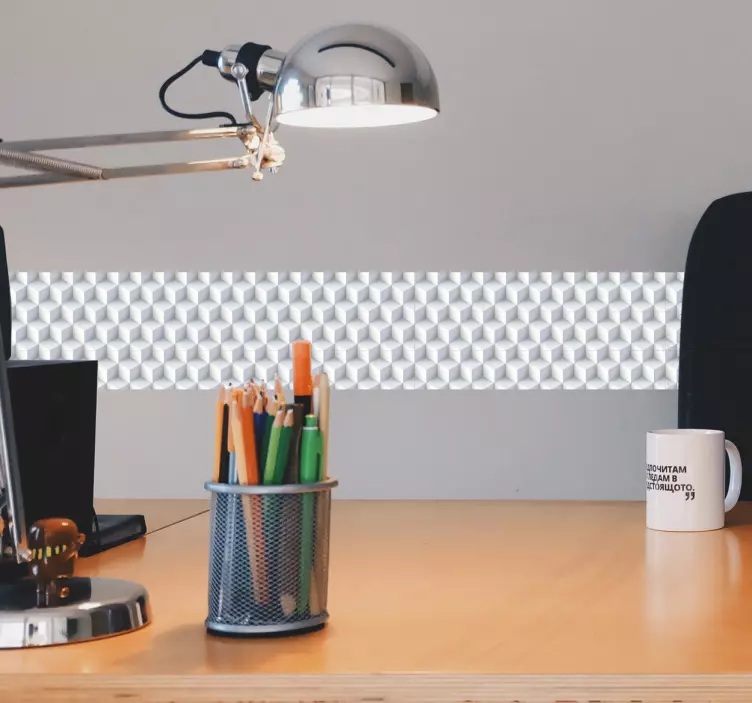 Αυτοκόλλητο με τρισδιάστατο περίγραμμα τοίχου - TenStickers