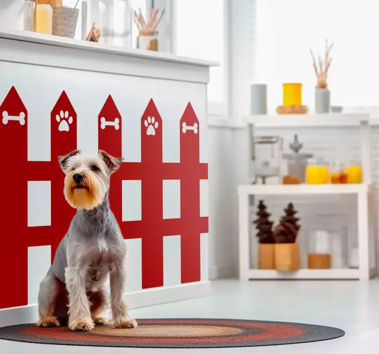 Αυτοκόλλητα κατοικίδια Αθήνα Φρακτήρας κήπου - TenStickers