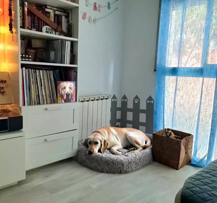 Αυτοκόλλητα κατοικίδια Αθήνα Φρακτήρας κήπου - TenStickers