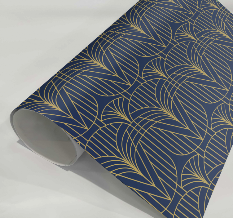 Τιμές Τυπωμάτων Πατρέν με λευκό και χρυσό λεπτομέρειες από το στι - TenStickers