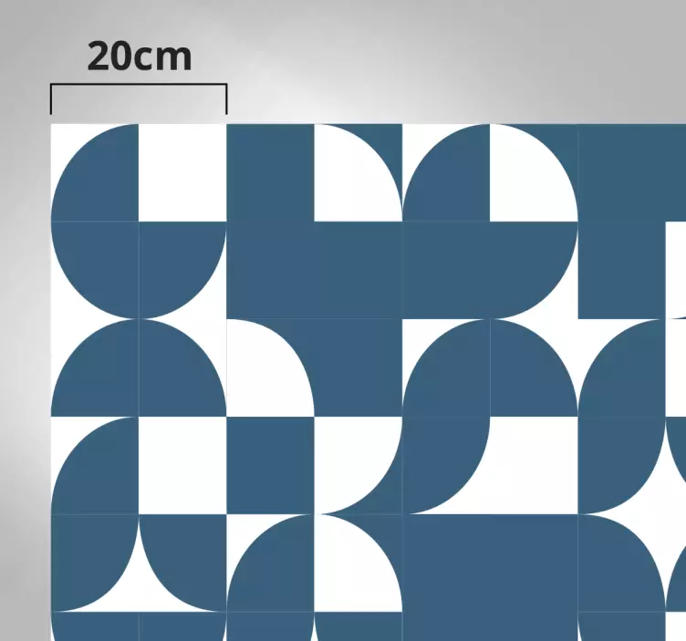 κύκλος γεωμετρικά μοτίβο έπιπλα decal - TenStickers